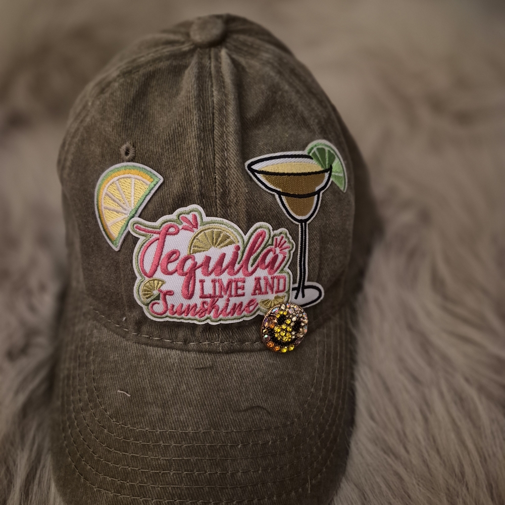 Bougie custom cap embellished trucker hat